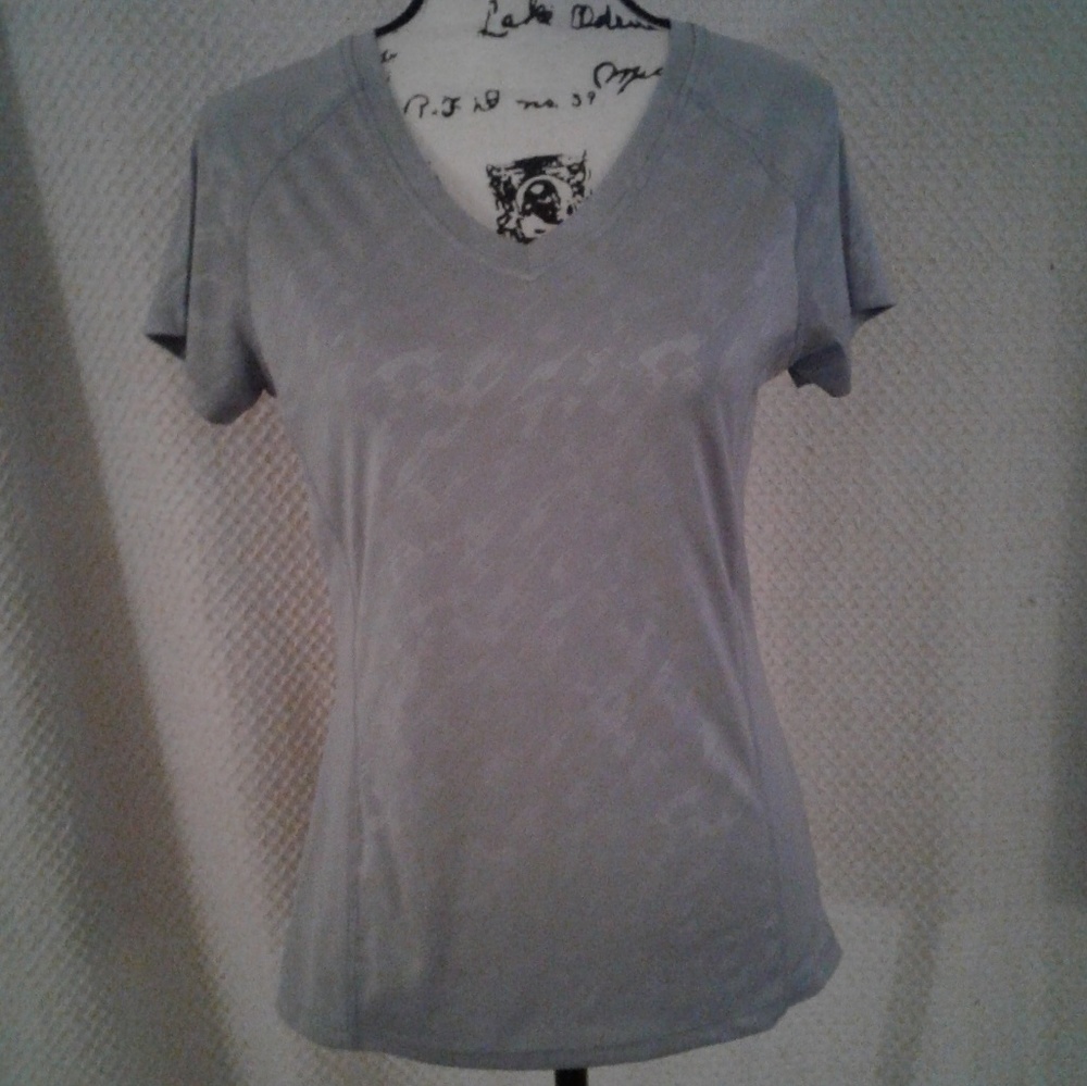 Champion Women`s Athletic Shirt, Small, Gray